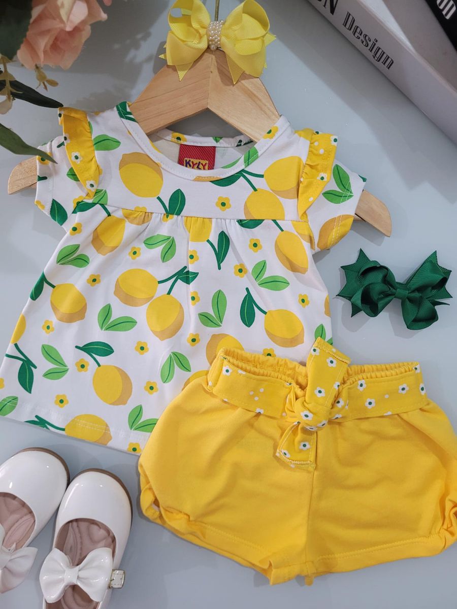 Conj Fem Limao Kyly Branco