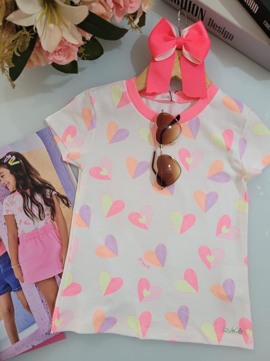 Blusa Fem Coracão Kukie N/i