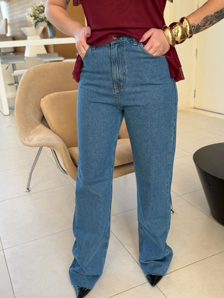 Calça Jeans Kiara Azul