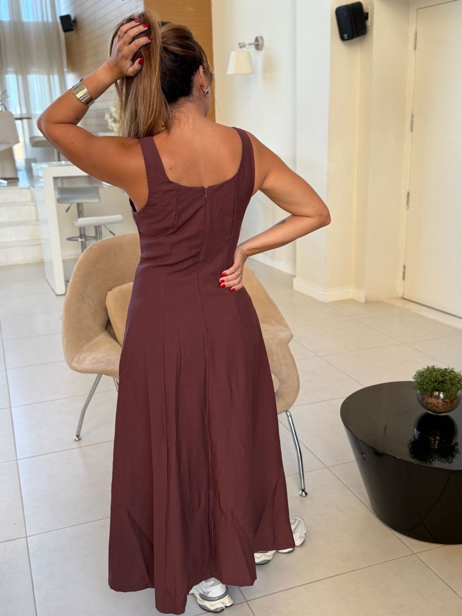 Vestido Soraya Café