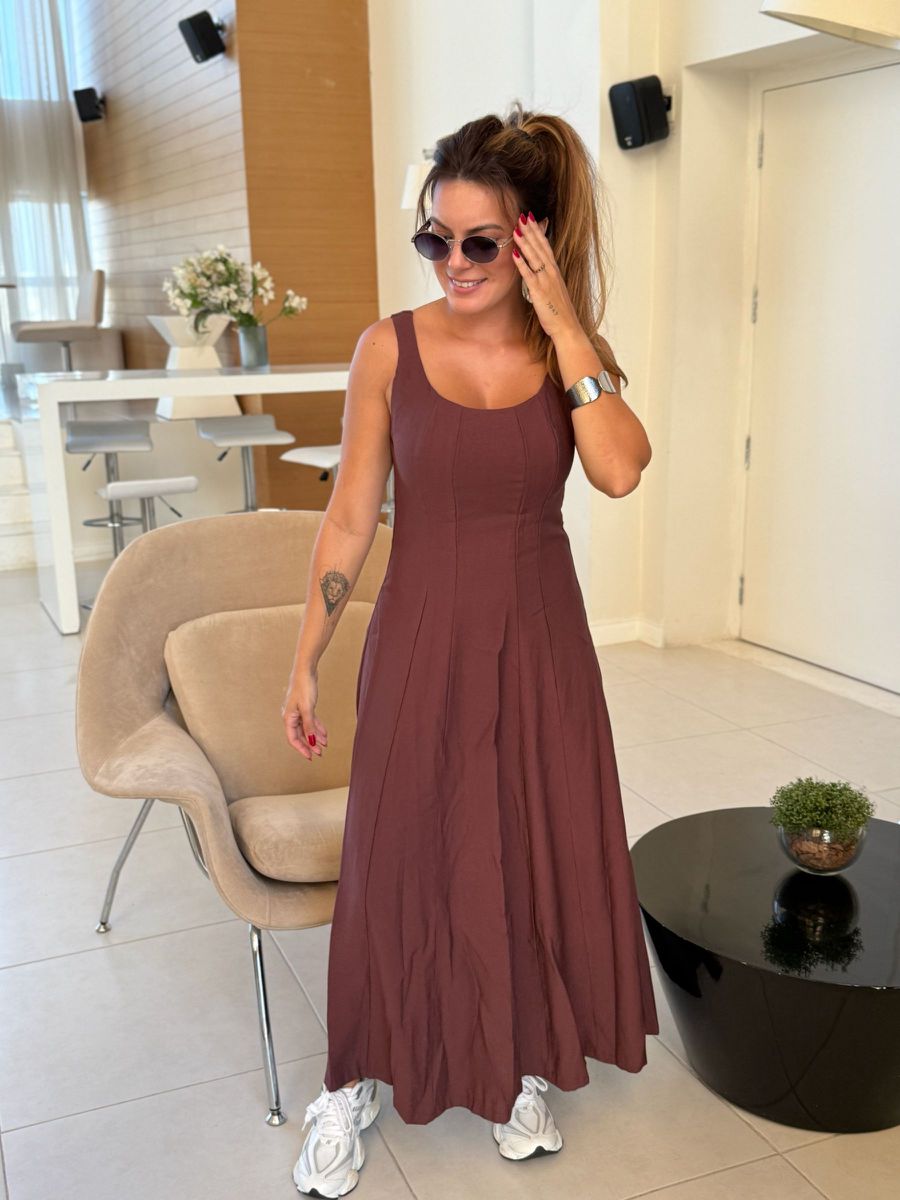 Vestido Soraya Café