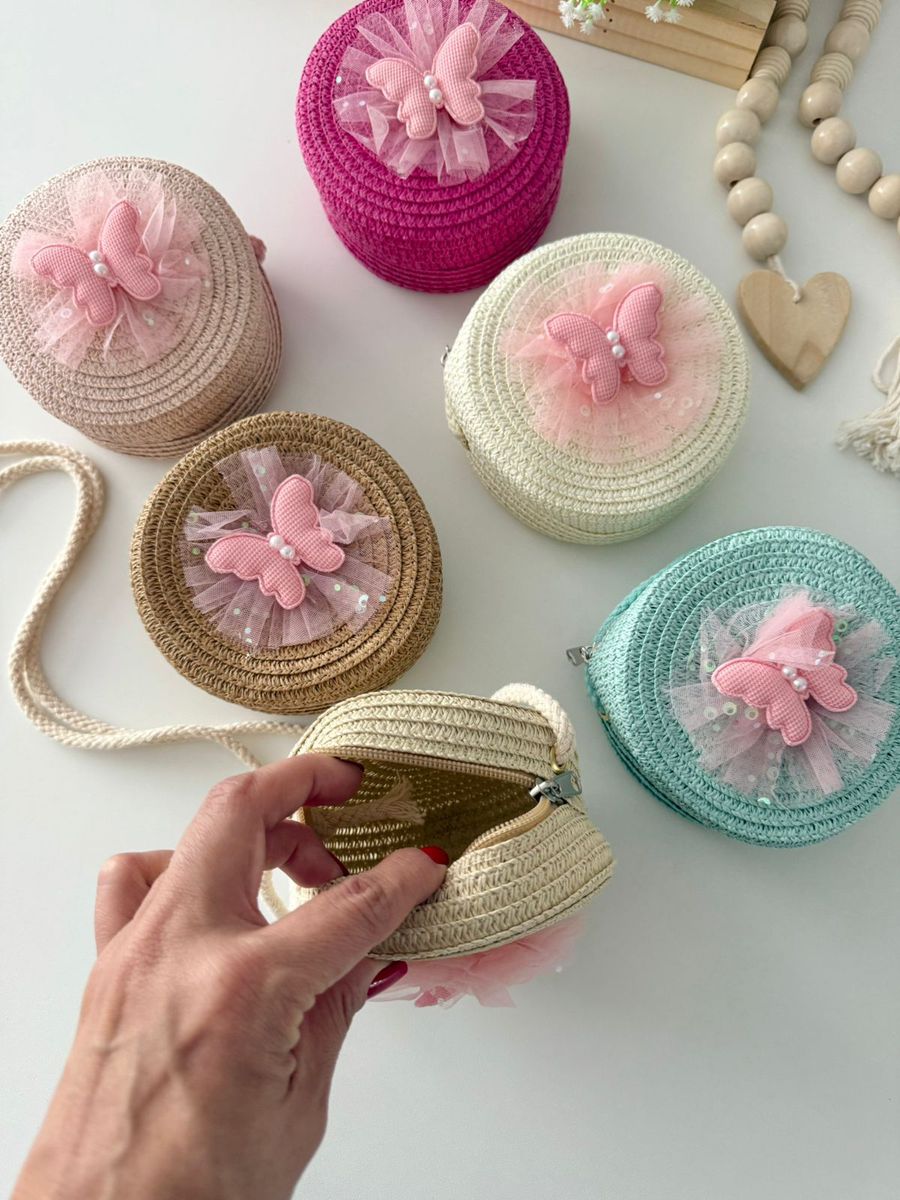 Bolsa Palha Borboleta