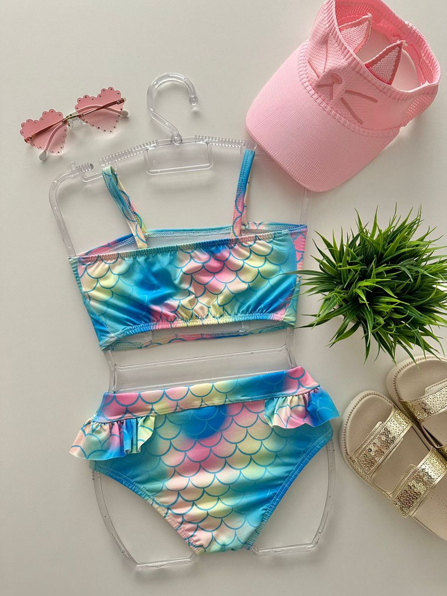 Biquini Sereia Verde 