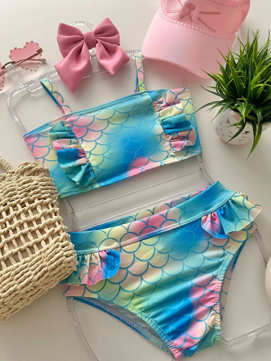 Biquini Sereia Verde 