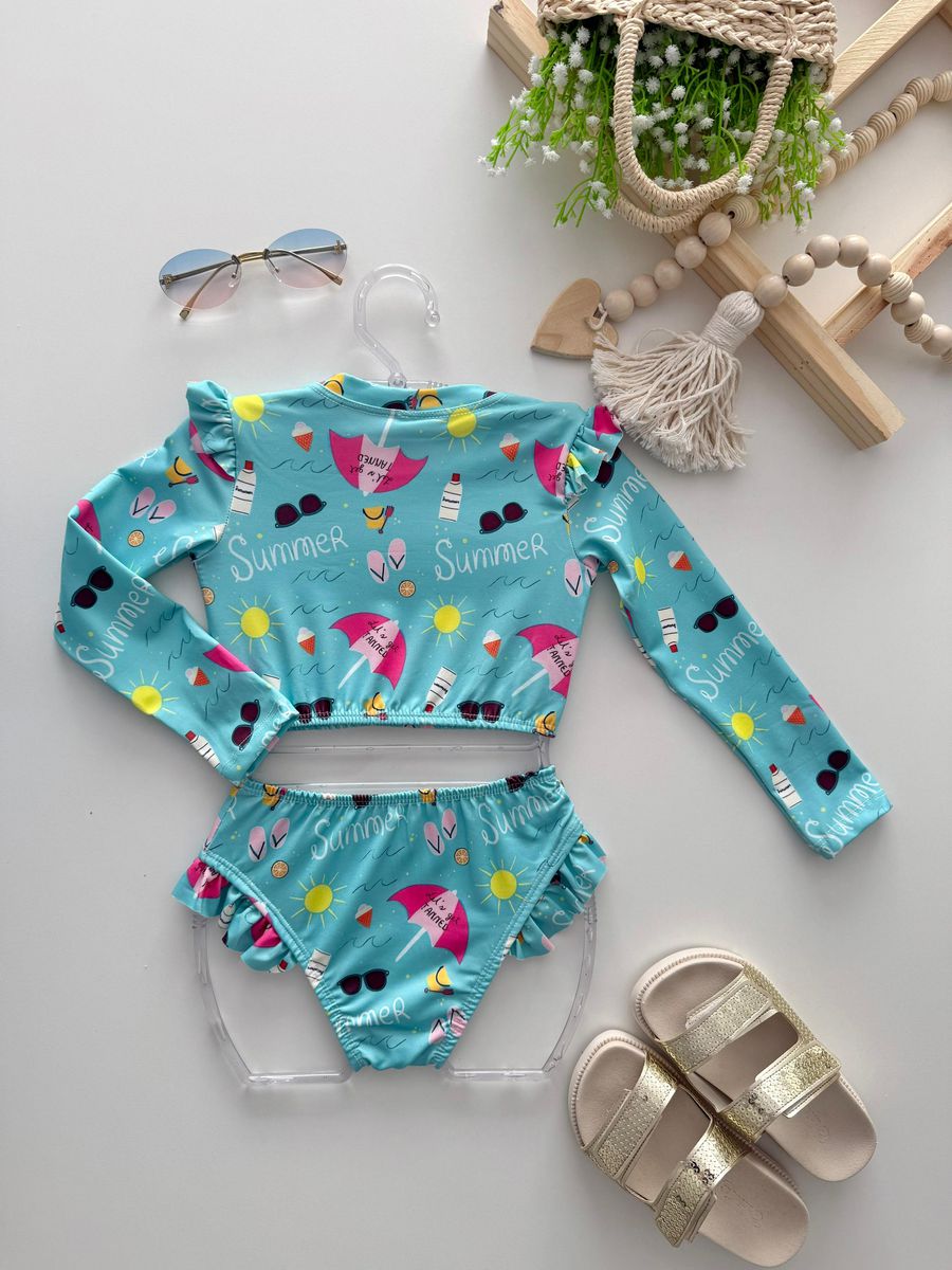 Biquíni Manga Longa Summer