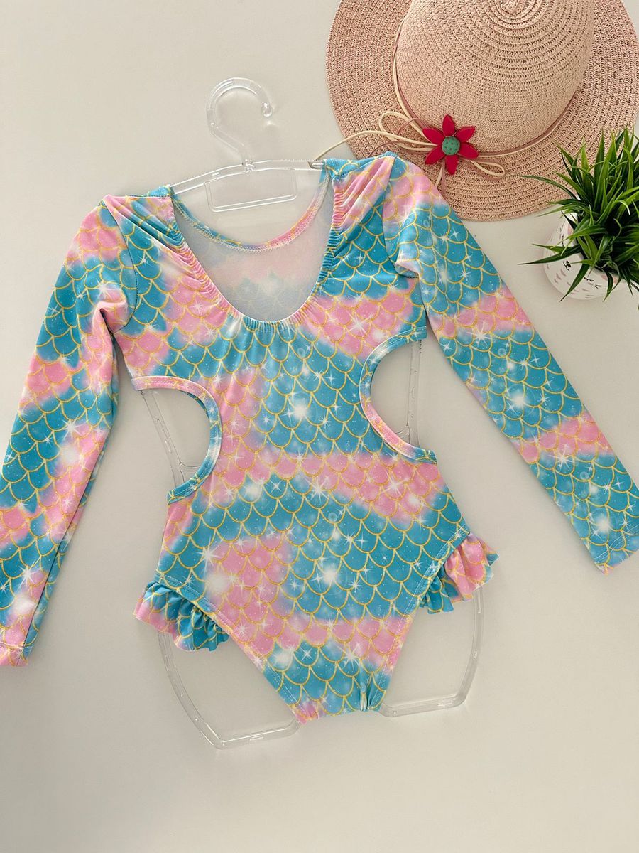 Maiô Manga Longa Ariel