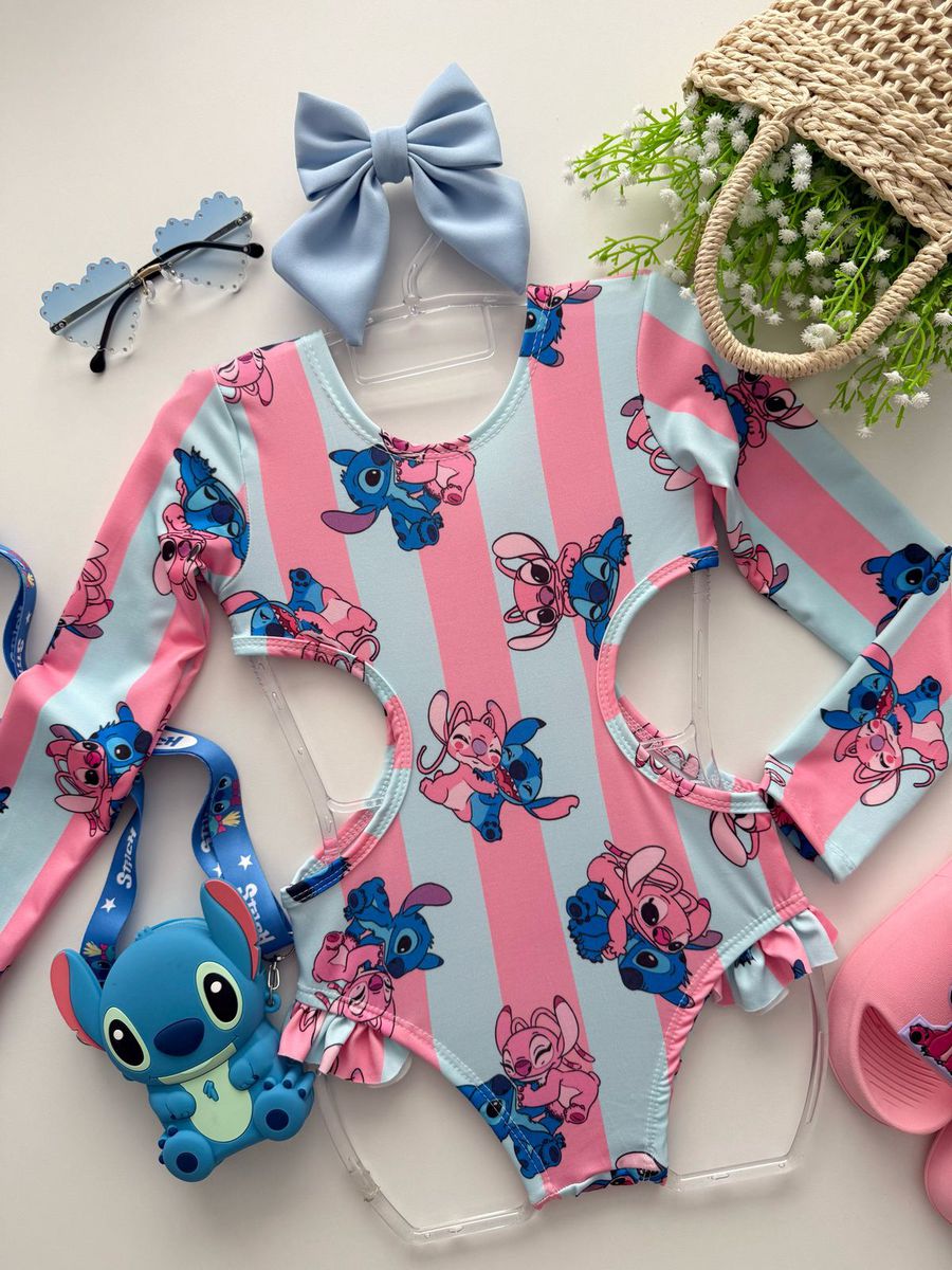 Maiô Stitch Listra 