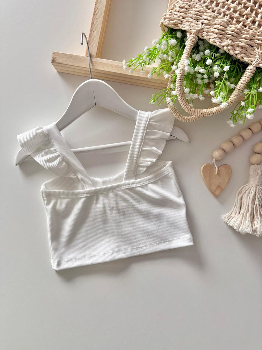 Cropped Primavera Branco