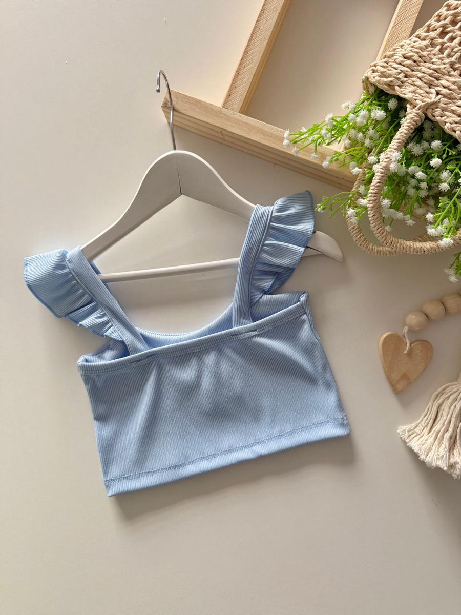 Cropped Primavera Azul