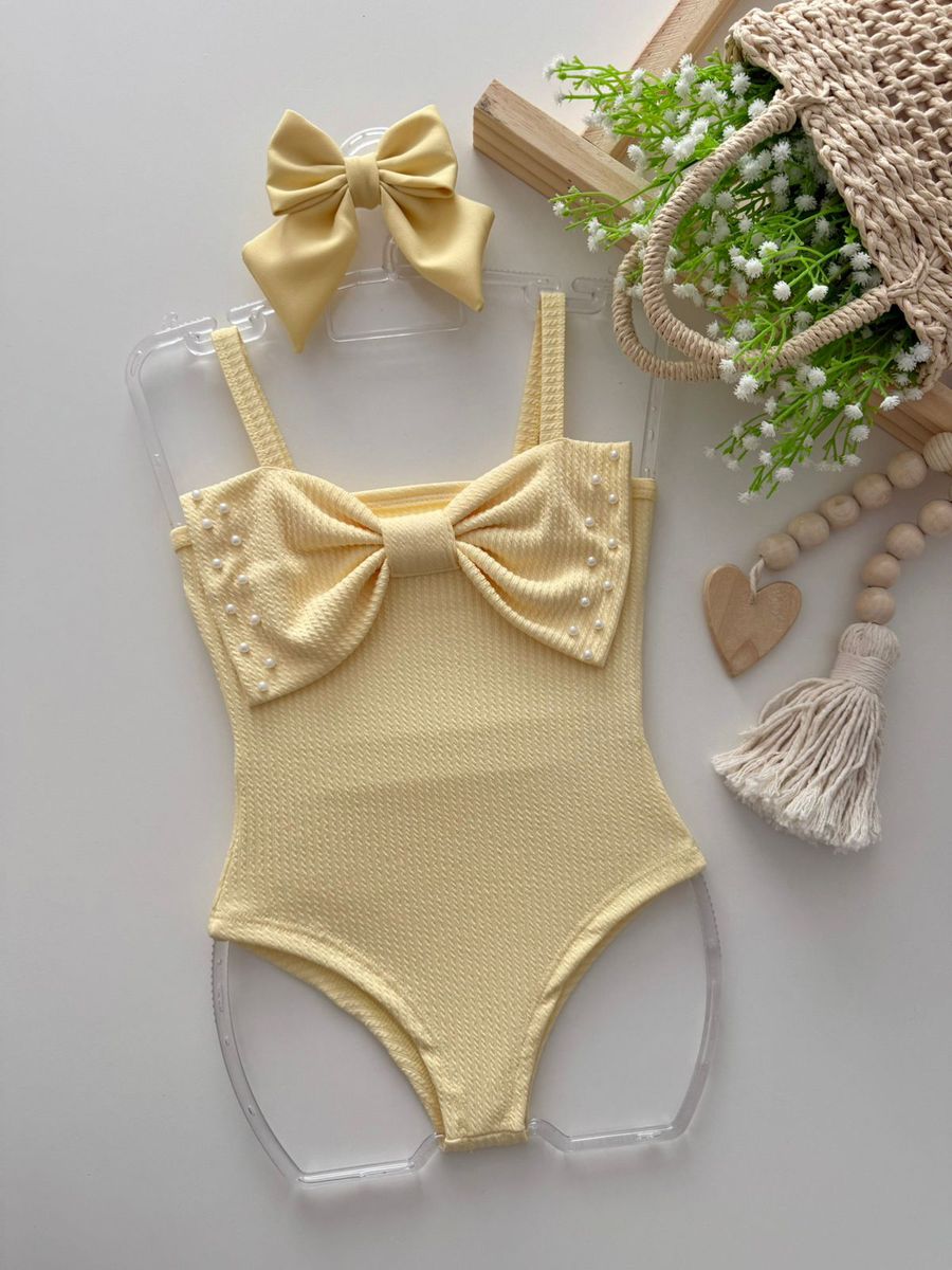 Body Michele Amarelo - Dondokinha Kids