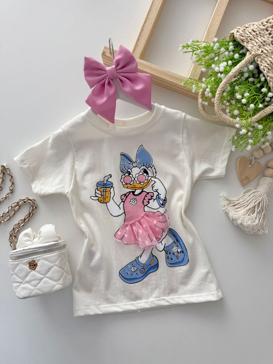 T-shirt Margarida Rosa - Dondokinha Kids