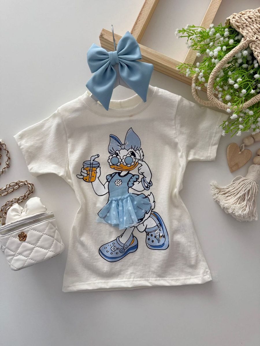 T-shirt Margarida Azul - Dondokinha Kids