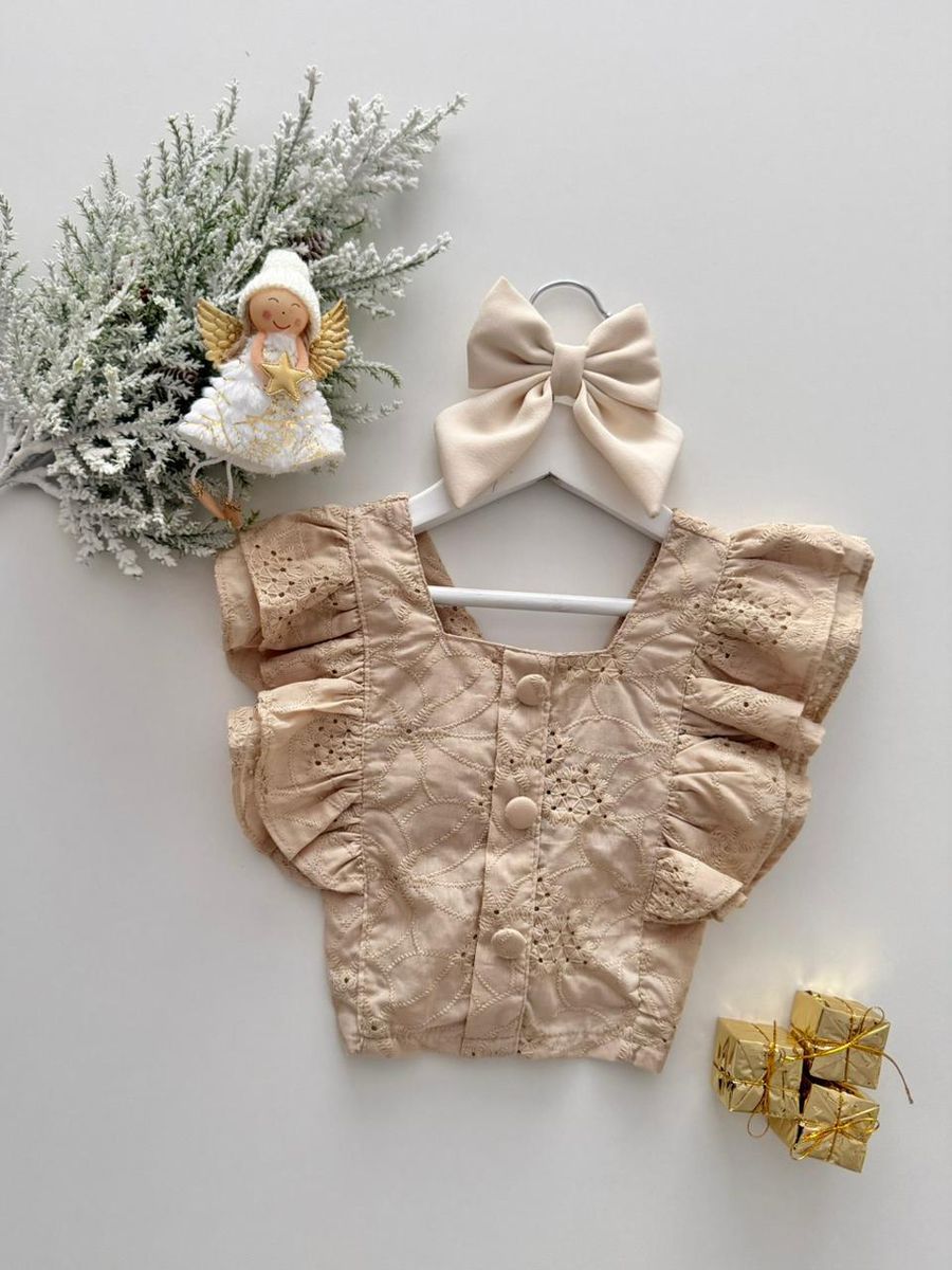 Blusa Duda Nude - Dondokinha Kids