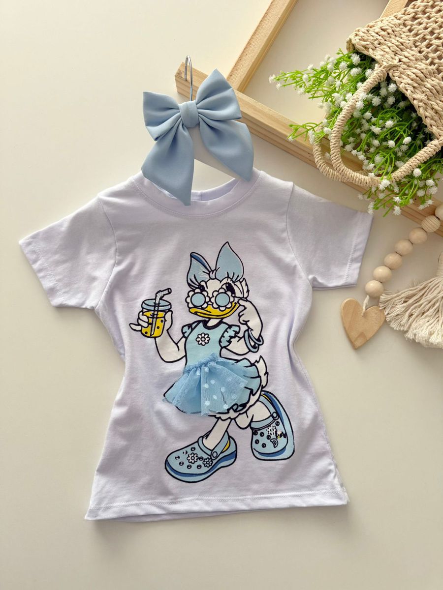 T-shirt Margarida Azul - Dondokinha Kids