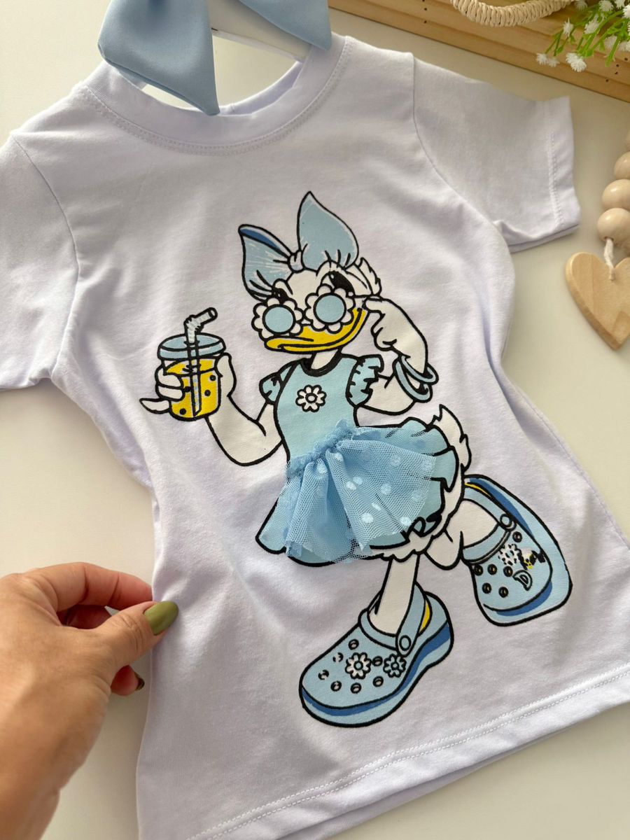 T-shirt Margarida Azul