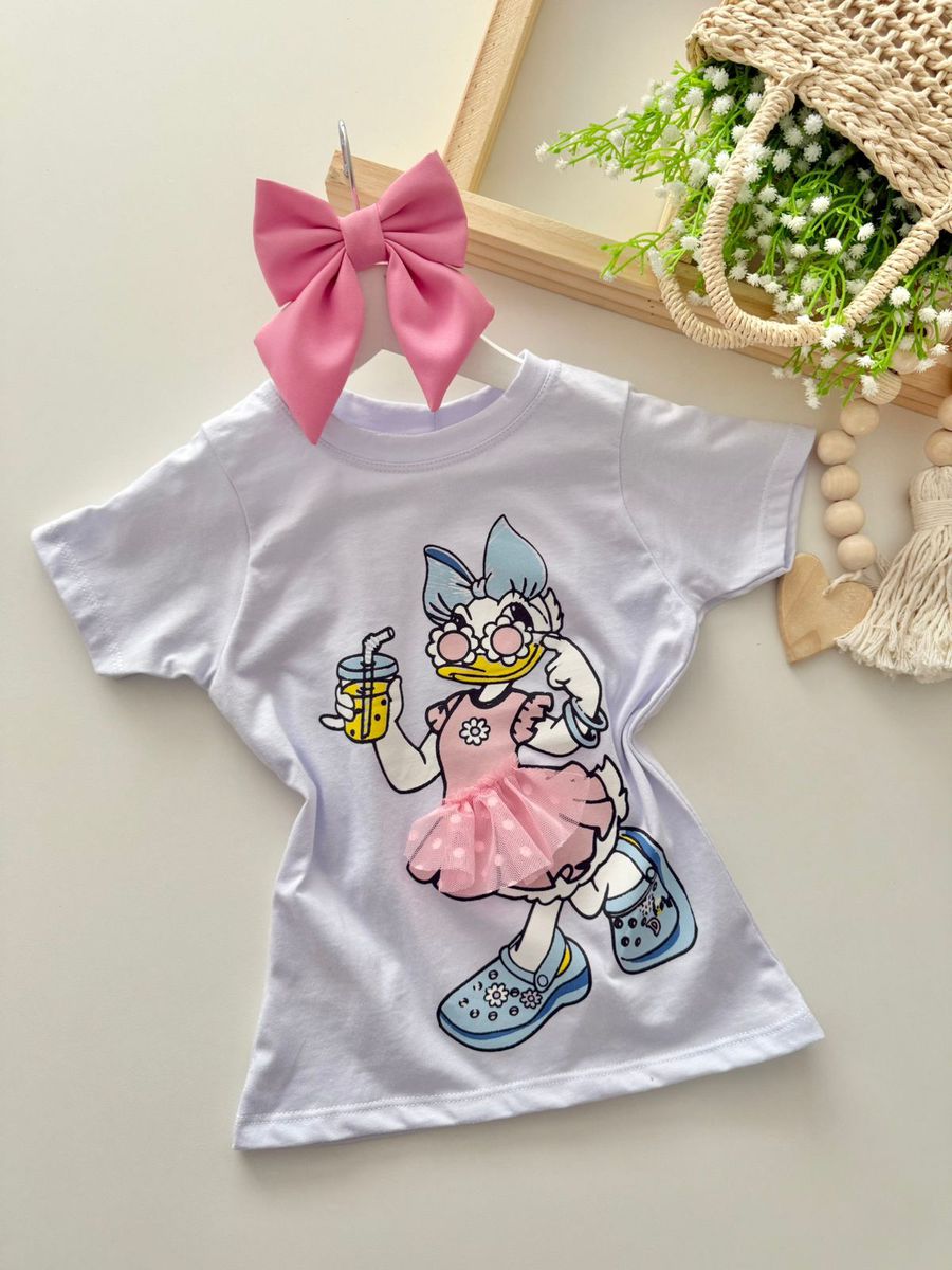 T-shirt Margarida Rosa - Dondokinha Kids