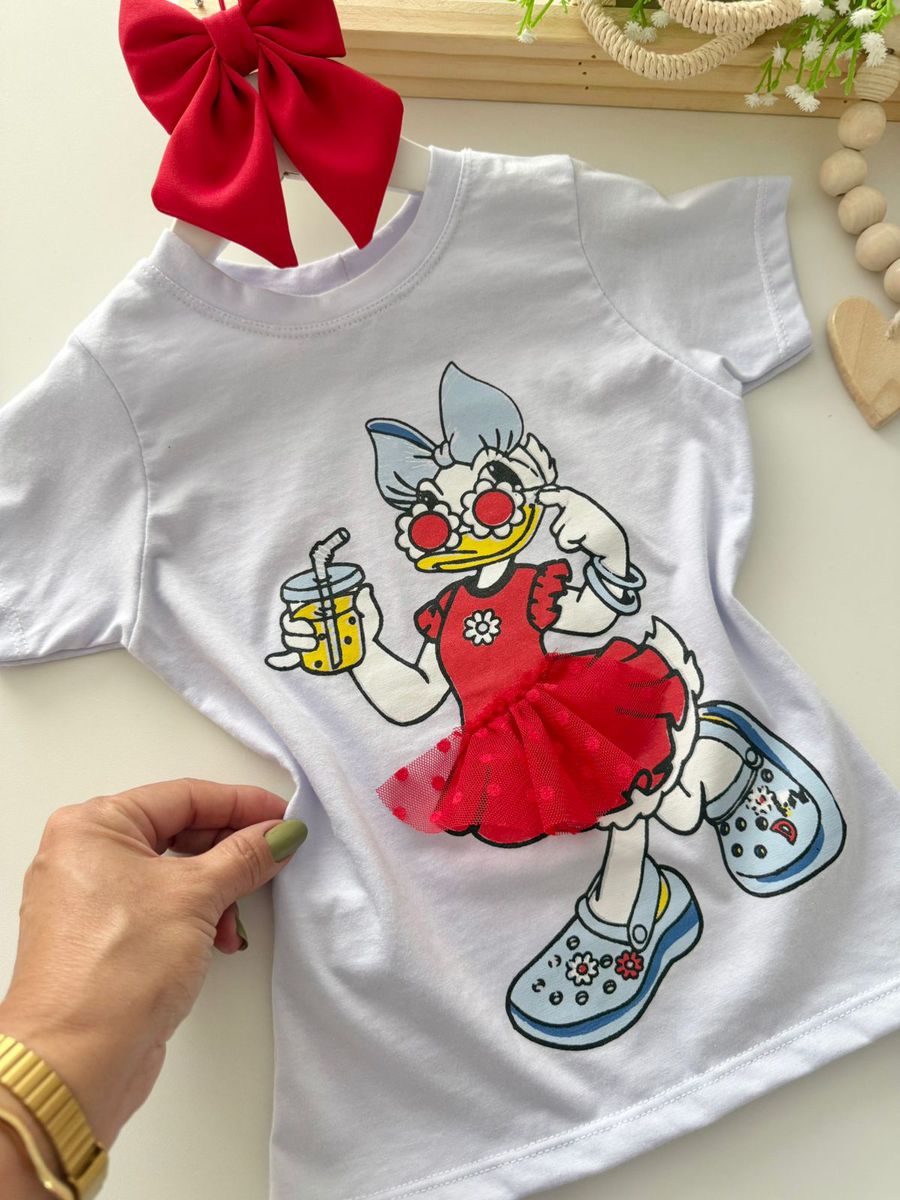 T-shirt Margarida Vermelho