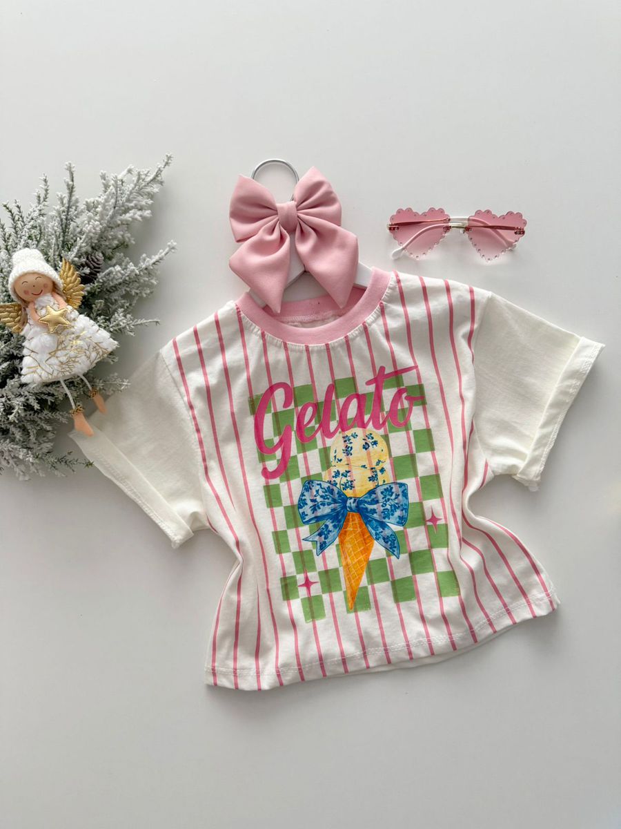 T-shirt Cropped Gelato