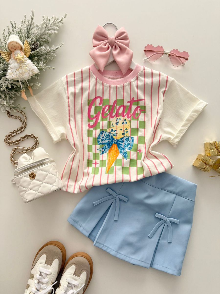 T-shirt Cropped Gelato