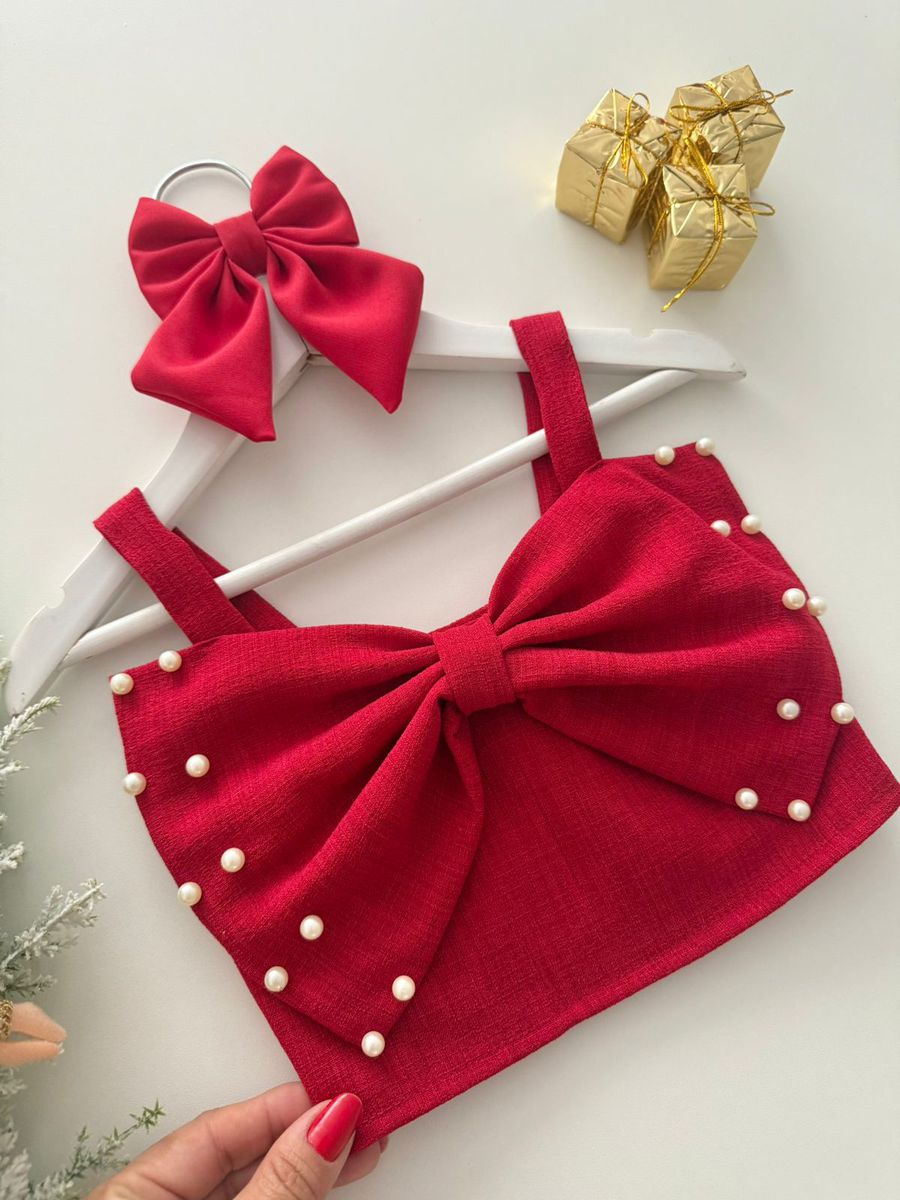 Cropped Alessandra Vermelho