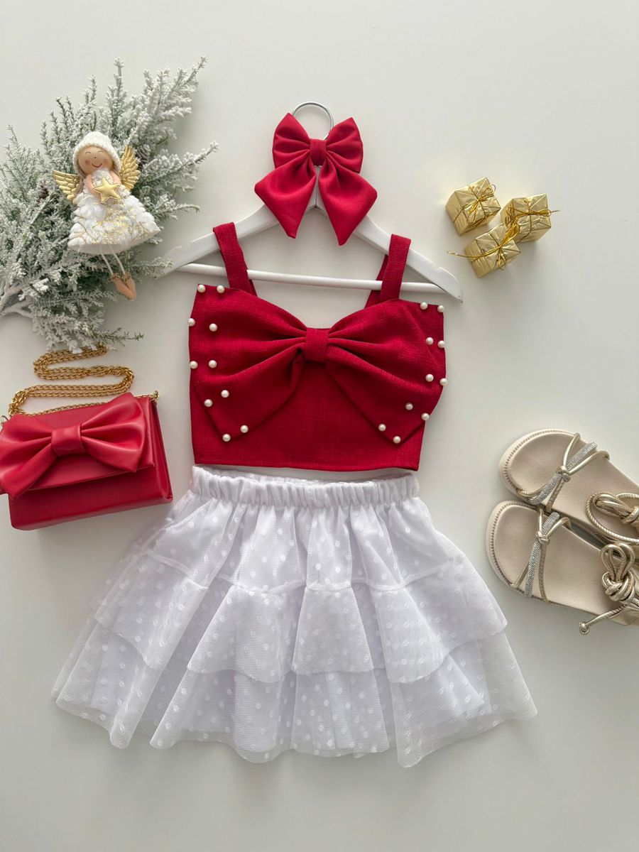 Cropped Alessandra Vermelho