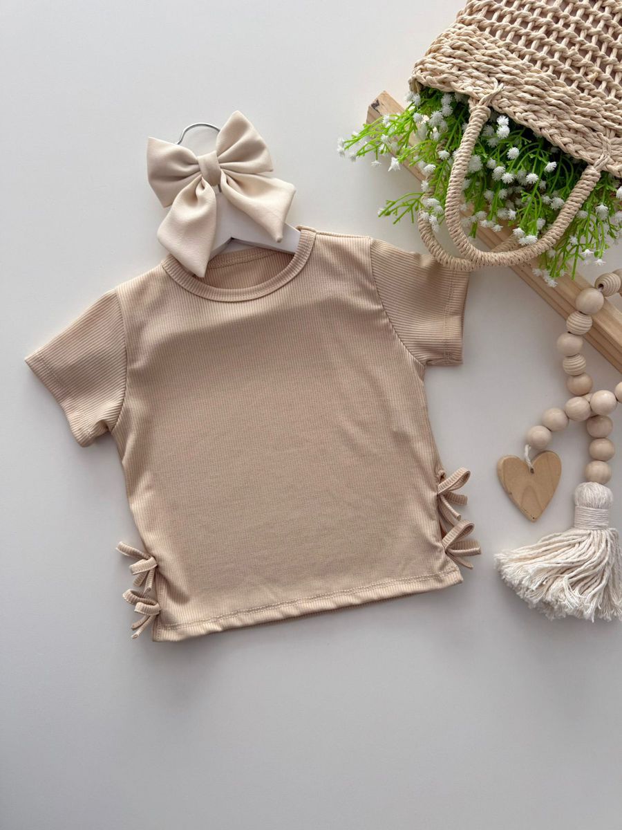 Blusa Pietra Nude - Dondokinha Kids