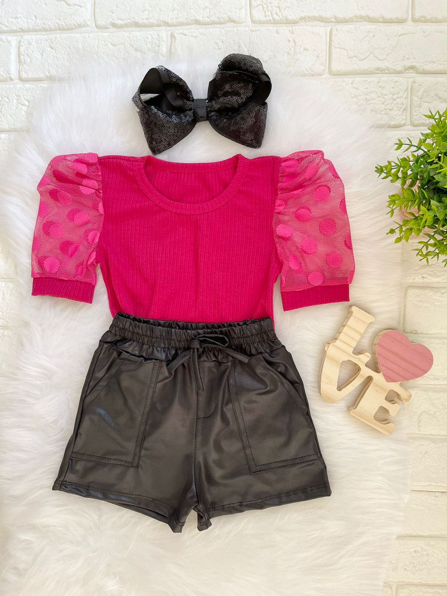 Blusa Tule Pink - Dondokinha Kids