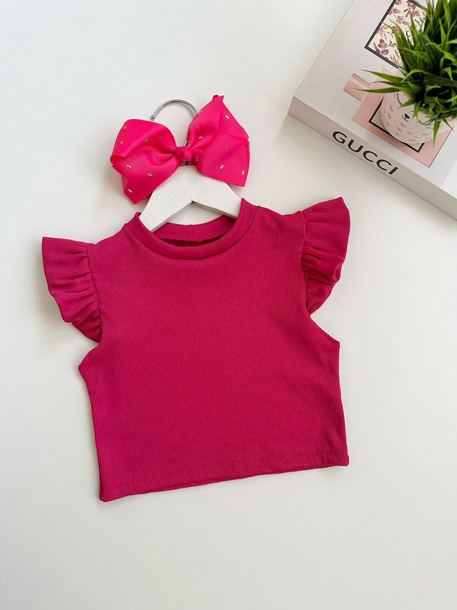 Blusa Eloá Pink - Dondokinha Kids