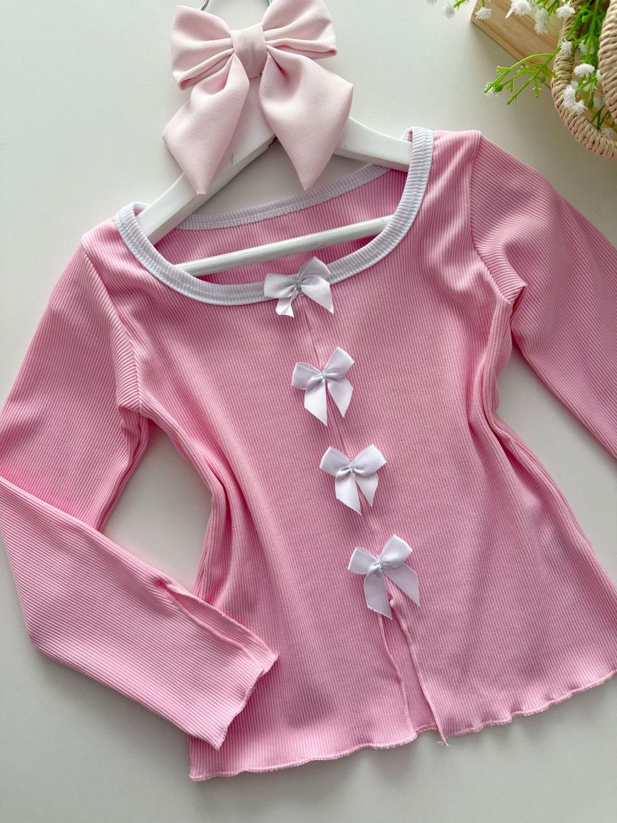 Blusa Alícia Rosa 