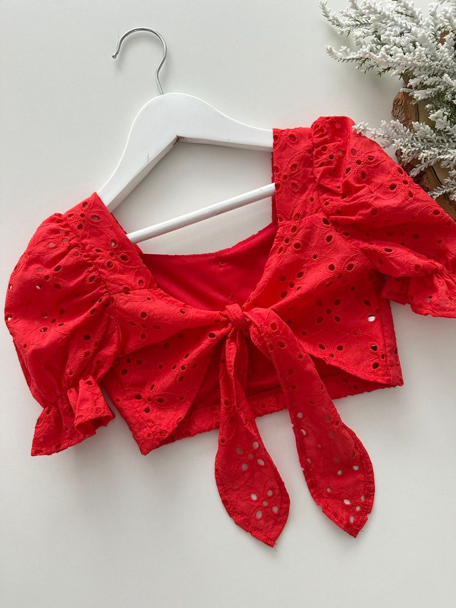 Cropped Carol Vermelho 