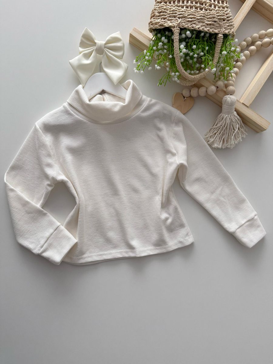 Blusa Cléo Off White - Dondokinha Kids