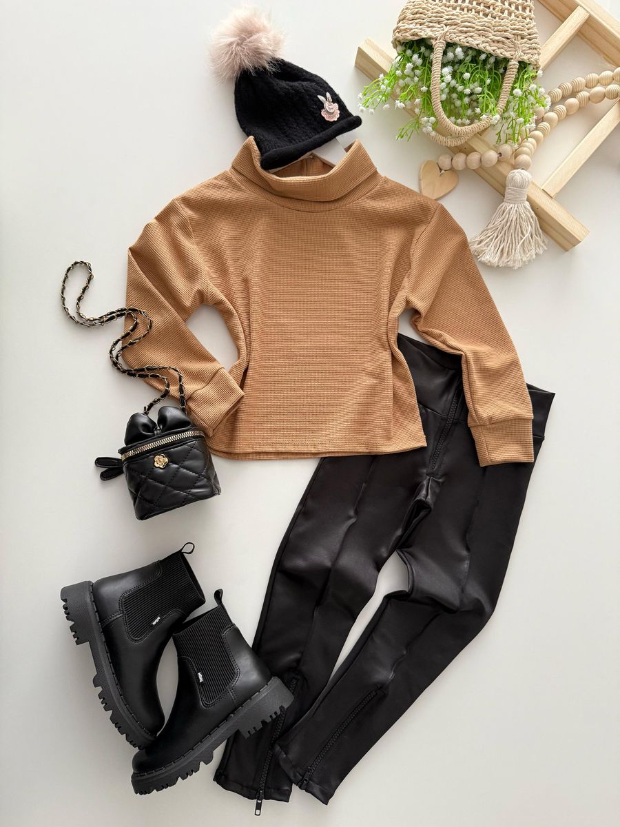 Blusa Cléo Capuccino 