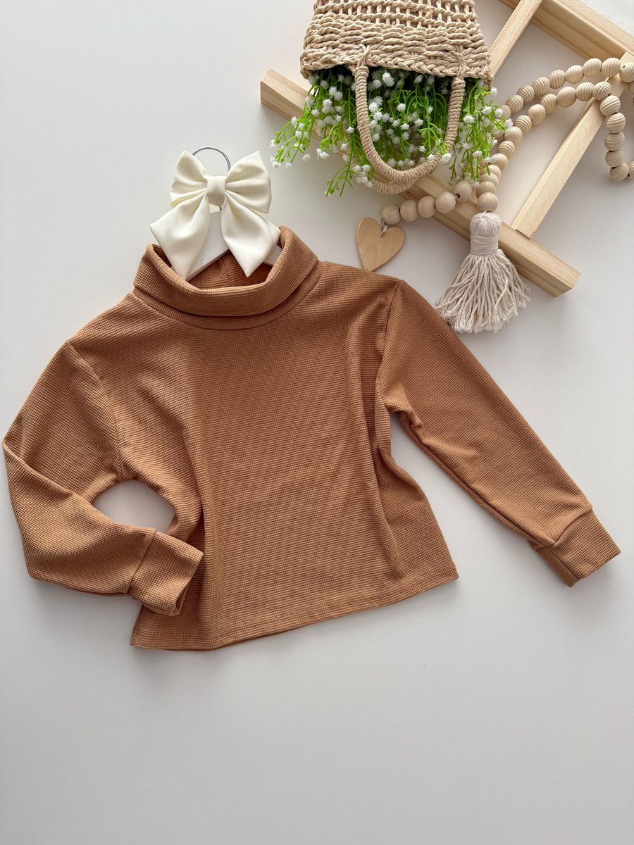 Blusa Cléo Capuccino - Dondokinha Kids