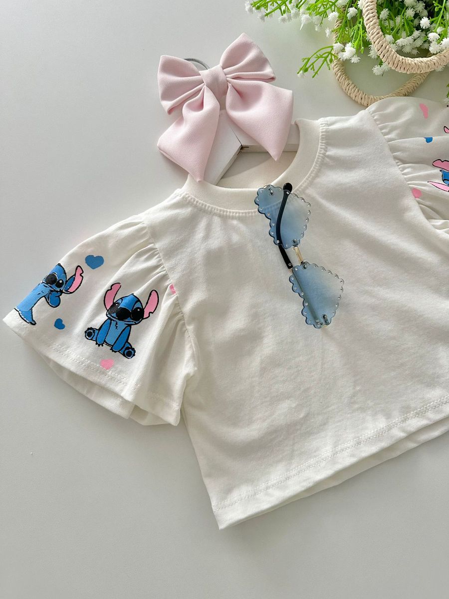 Blusa Dani Stitch Off White 