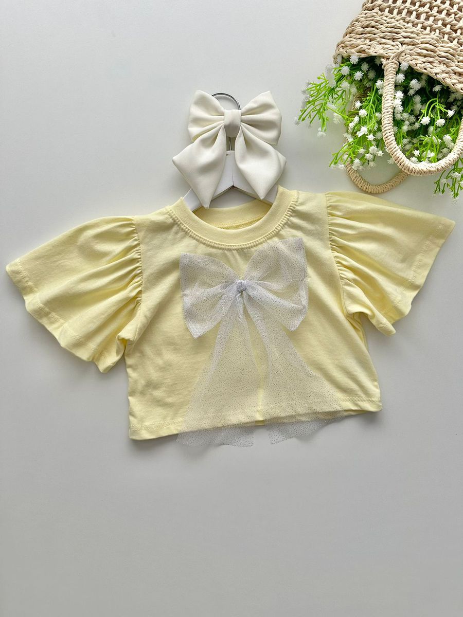 Blusa Dani Amarela - Dondokinha Kids