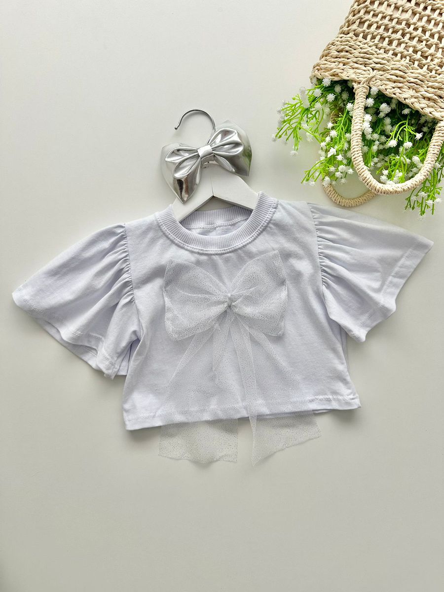 Blusa Dani Branca - Dondokinha Kids