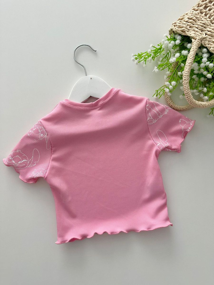 Blusa Stitch Rosa