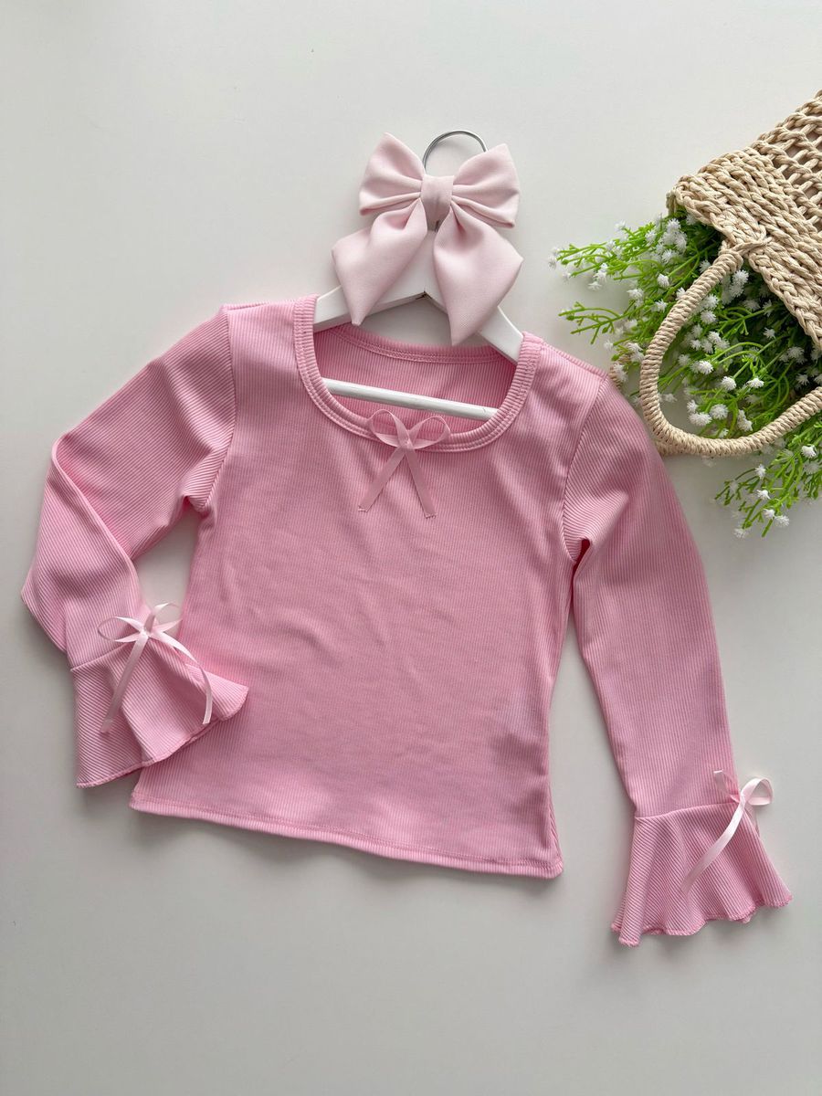 Blusa Esther Rosa - Dondokinha Kids
