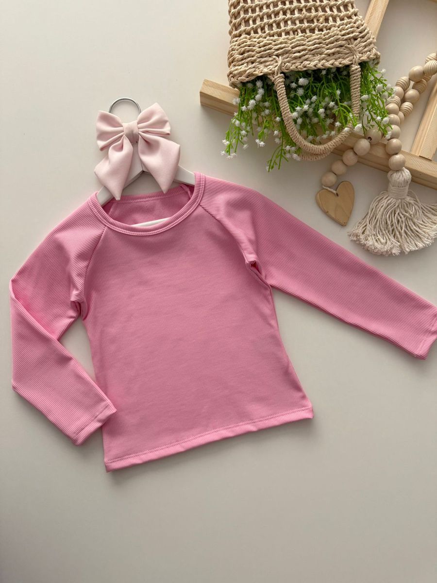 Blusa Laís Rosa - Dondokinha Kids