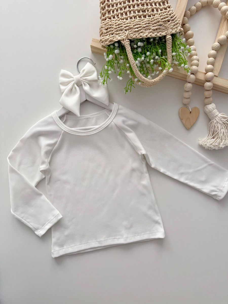 Blusa Laís Branca - Dondokinha Kids