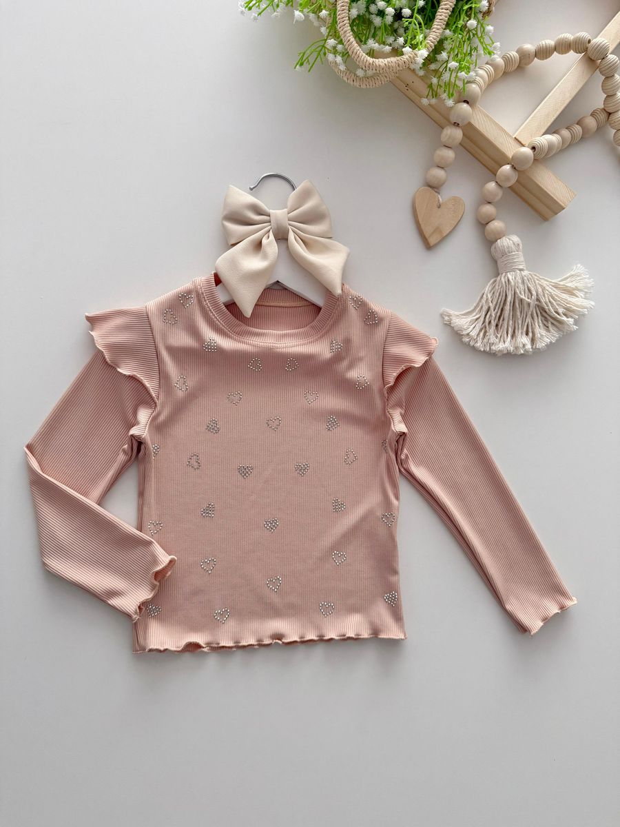 Blusa Natália Nude - Dondokinha Kids