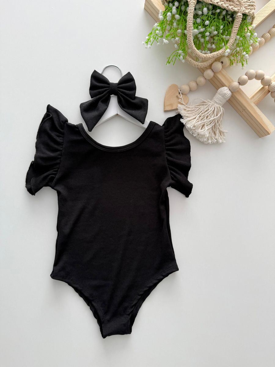 Body Alane Preto - Dondokinha Kids