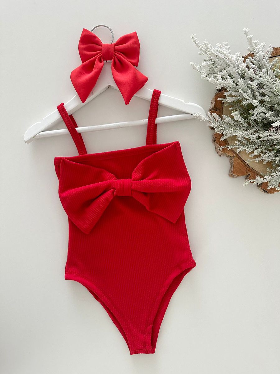 Body Laço Vermelho - Dondokinha Kids