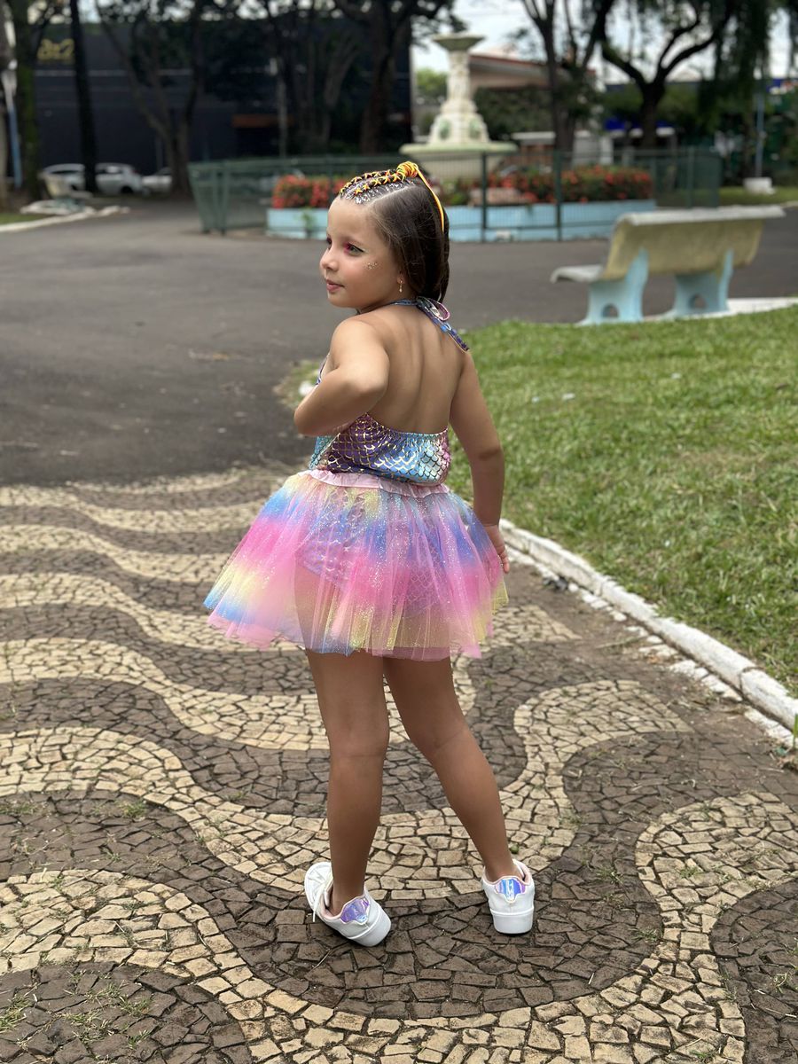 Body Metalizado Sereia 