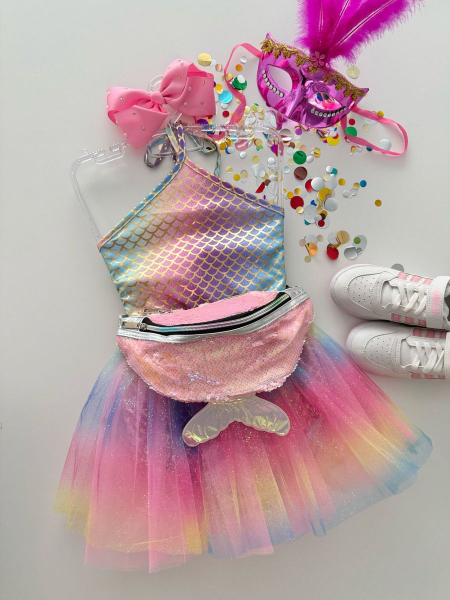 Body Metalizado Sereia 