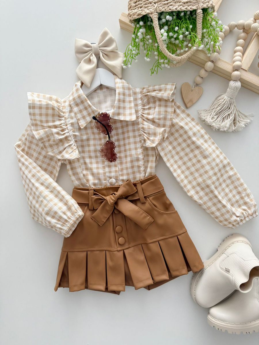 Camisa Xadrez Aline Nude