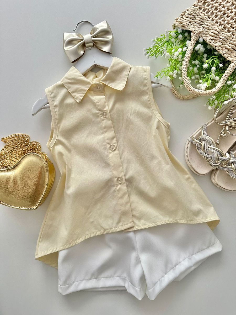 Camisa Yasmin Amarela 