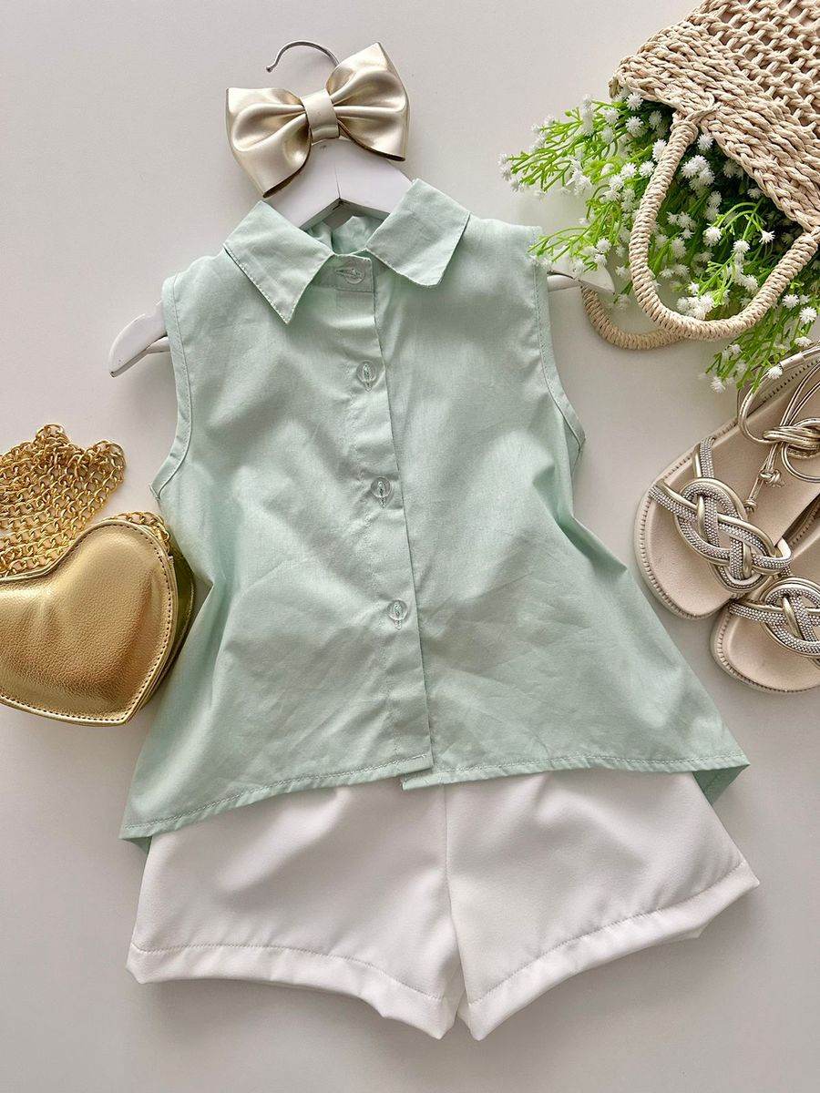 Camisa Yasmin Verde Menta 