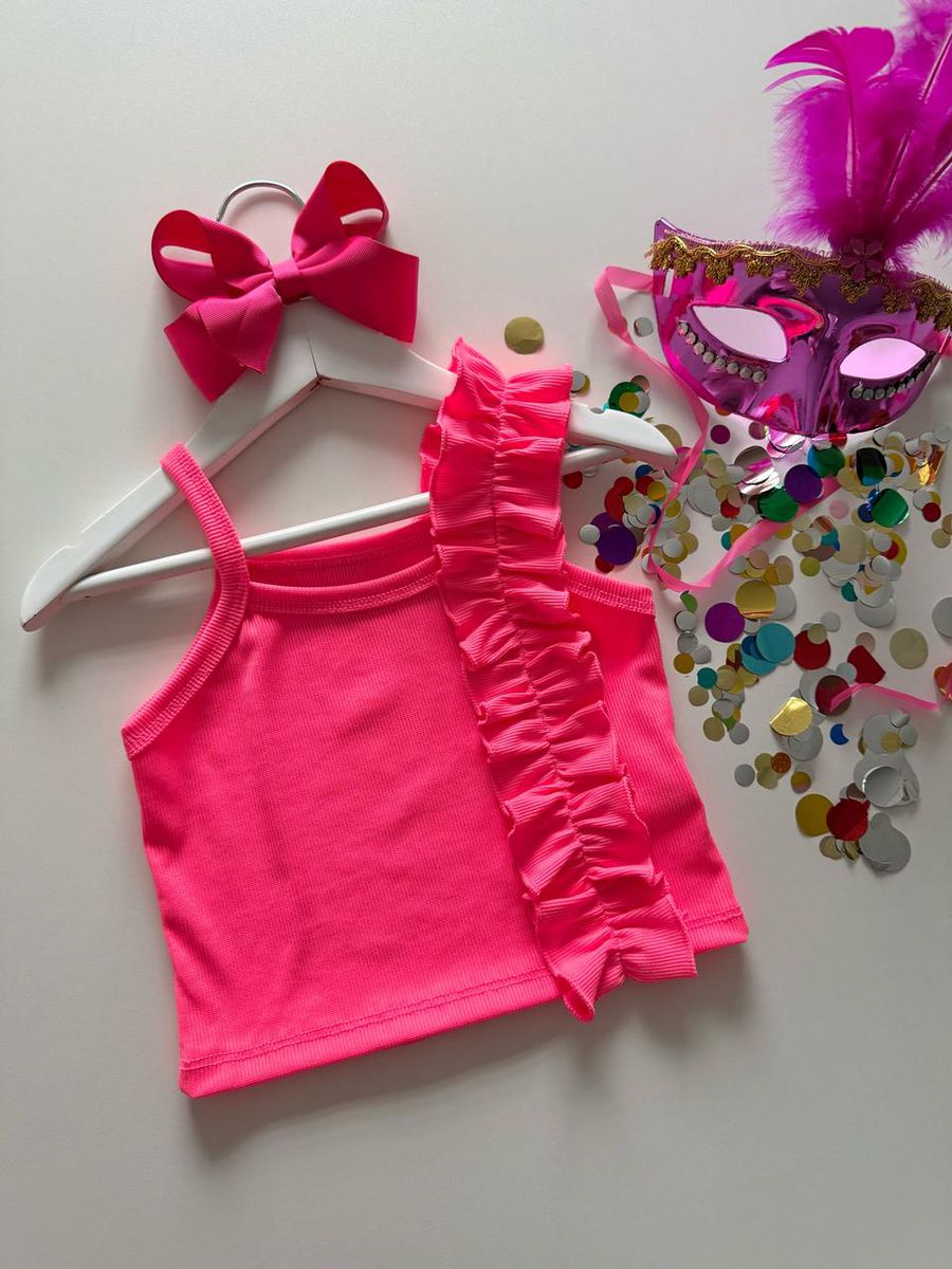 Cropped Ivete Rosa - Dondokinha Kids