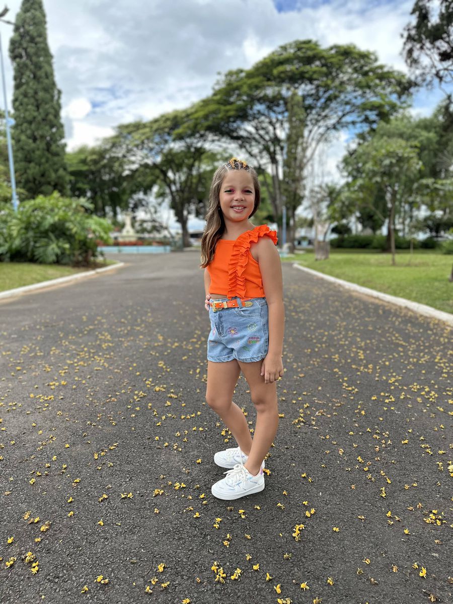 Cropped Ivete Laranja 